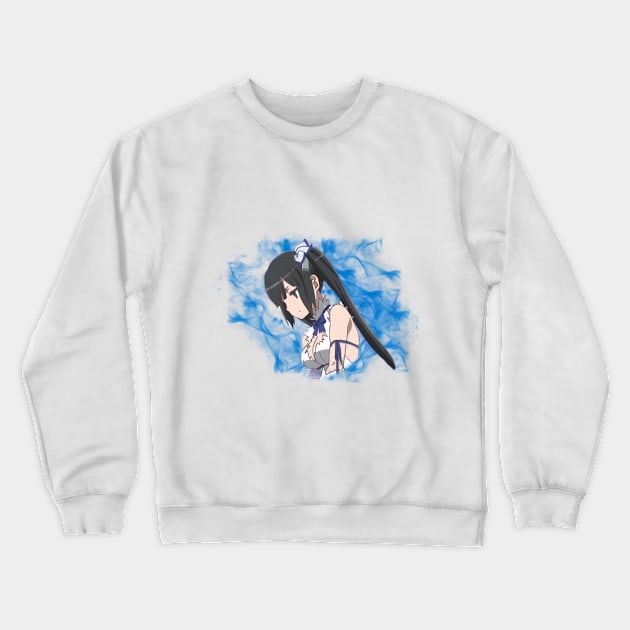 Danmachi - Goddess Hestia Crewneck Sweatshirt by oneskyoneland